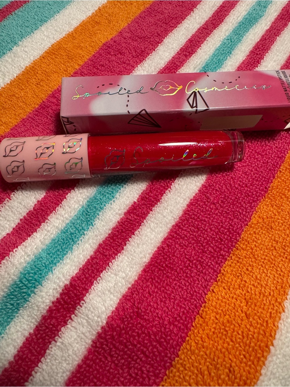 So Spoiled Cosmetics Shiny Red Lip Gloss